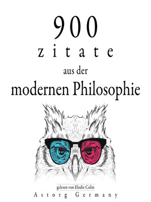 cover image of 900 Zitate aus der modernen Philosophie